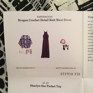 Stitch Fix purple knit maxi dress